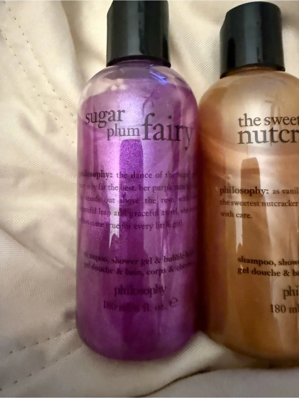 New Philosophy 3 in 1 bath set 6oz sugar plum & nutcracker sealed